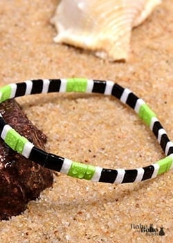 Pulsera Boho, Pulsera Tila Bead, Colorida